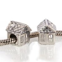 (image for) Charm 925 Silver - House - Home