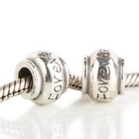 (image for) Charm 925 - Silver Round Forever