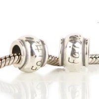 (image for) Charm 925 - Silver Round Faith