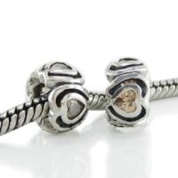 (image for) Charm 925 Silver Heart - Purple