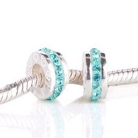 (image for) Charm 925 - 1 Row - Light Blue