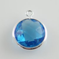 (image for) Birthstone Charms - September Sapphire - Silver