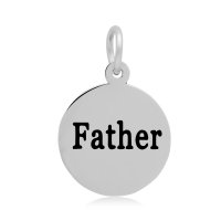 (image for) A&A Add A Charms Stainless - Father Round