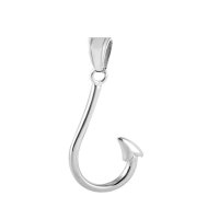 (image for) X Large Stainless Steel Charm 22*48mm - Fish Hook