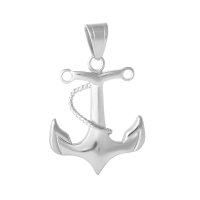 (image for) X Large Stainless Steel Charm 32*47mm - Anchor
