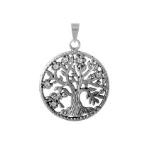 (image for) X Large Stainless Steel Charm 38*53mm - Tree of Life