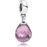 (image for) Charm 925 - Dangle Purple CZ