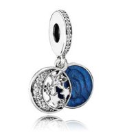 (image for) Charm 925 - Silver Dangle Vintage Night Sky