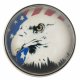 (image for) Snap Glass Jewelry - USA Eagle