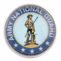 (image for) Snap Glass Jewelry - Military Army National Guard
