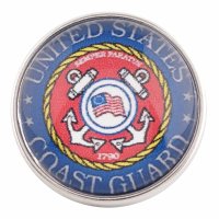 (image for) Snap Glass Jewelry - Military Coast Guard