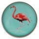 (image for) Snap Glass Jewelry - Pink Flamingo