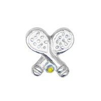 (image for) Memory Locket Charms Tennis Rackets