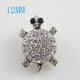 (image for) Mini Snap 12mm - Rhinestone Turtle - Clear