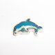 (image for) Memory Locket Charms Dolphin White & Light Blue