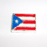 (image for) Memory Locket Charms Flag Puerto Rican