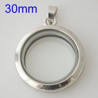 (image for) Large Fashion Locket - 30mm Silver