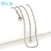 (image for) Stainless Steel Roc Chain Diamond Cut 18" Lobster Clasp