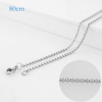 (image for) Stainless Steel Thin Cable Chain - 32 in (80cm)