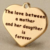 (image for) Gold Heart - ?The Love between Mother & Daughter is forever?