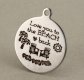 (image for) 20MM Quotes Stainless Steel Charm - Love you to Beach & Back