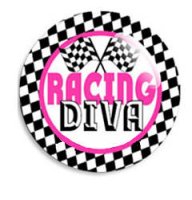 (image for) Snap Glass Jewelry - Racing Diva