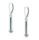 (image for) 925 Bead Drop Earrings holds 2-3 Crystal Charms