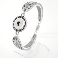 (image for) Snap Jewelry Magnetic Bracelet - Spoon Style Peacock - Large