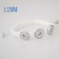(image for) Mini Snap 12mm - Bracelet Friendship - White