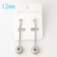 (image for) Mini Snap 12mm - Earrings Rhinestone Drops