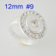 (image for) Mini Snap 12mm - Ring Size 9 Crystal Halo
