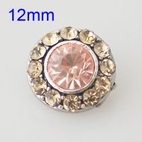 (image for) Mini Snap Jewelry Beige Champagne Rhinestone Halo fits 12mm Petite Ginger Charms