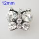 (image for) Mini Snap 12mm - Rhinestone Butterfly