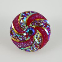 (image for) Snap Jewelry resin - Iridescent Spiral Pink
