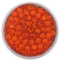 (image for) Snap Jewelry Crystal - Solid Orange