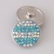 (image for) Snap Jewelry Crystal - Diagonal Lines Light Blue
