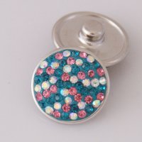 (image for) Snap Jewelry Crystal - Specks Pink & Sky Blue