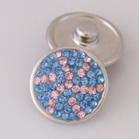 (image for) Snap Jewelry Crystal - Star Fish Light Blue & Pink