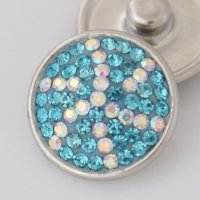 (image for) Snap Jewelry Crystal - Star Fish White & Light Blue