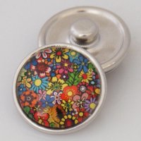 (image for) Snap Jewelry Photo - Flower Multicolored