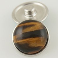 (image for) Snap Jewelry Stone - Cat's Eye Brown