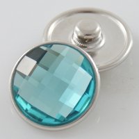 (image for) Snap Jewelry Faceted Crystal Light Blue