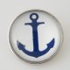 (image for) Snap Jewelry Glass - Anchor Blue