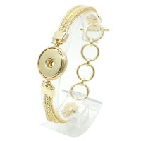 (image for) Snap Jewelry Toggle Bracelet Chain Strands - Single in Gold