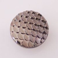 (image for) Snap Jewelry Iridescent Design - Scales Pewter Gray