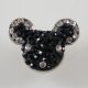 (image for) Snap Jewelry Rhinestone - Mouse Black