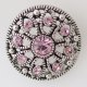 (image for) Snap Jewelry Rhinestone - Marcasite Flower & Light Pink