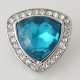 (image for) Snap Jewelry Rhinestone - Triangle Blue & Clear