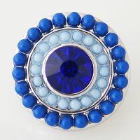 (image for) Snap Jewelry Gemstone - Blue & Light Blue