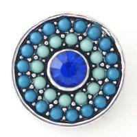 (image for) Snap Jewelry Rhinestone - Dots Blue with Blue Rhinestone